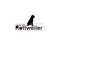 Logo-Living with a Rottweiler