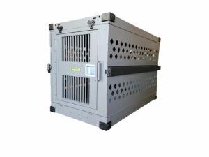 Impact metal dog crate